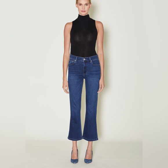 Le Jean Bella Crop Flare Jeans - Picture 1 of 7